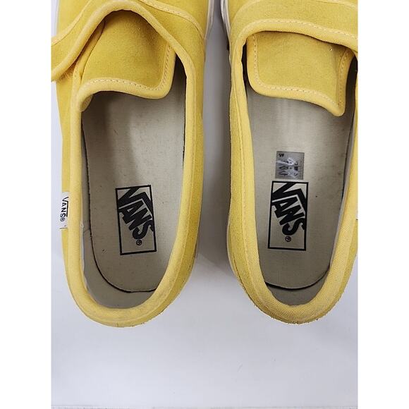 Vans Slip On Suede Shoes Sneakers Mens Size 11.5 Aspen Yellow Mustard 47V Casual